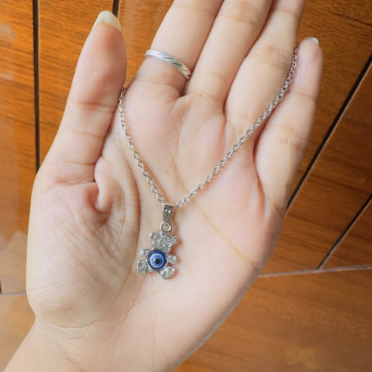 Blue Evil Eye Necklace 💙