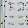 Crystal rings(1 pc)