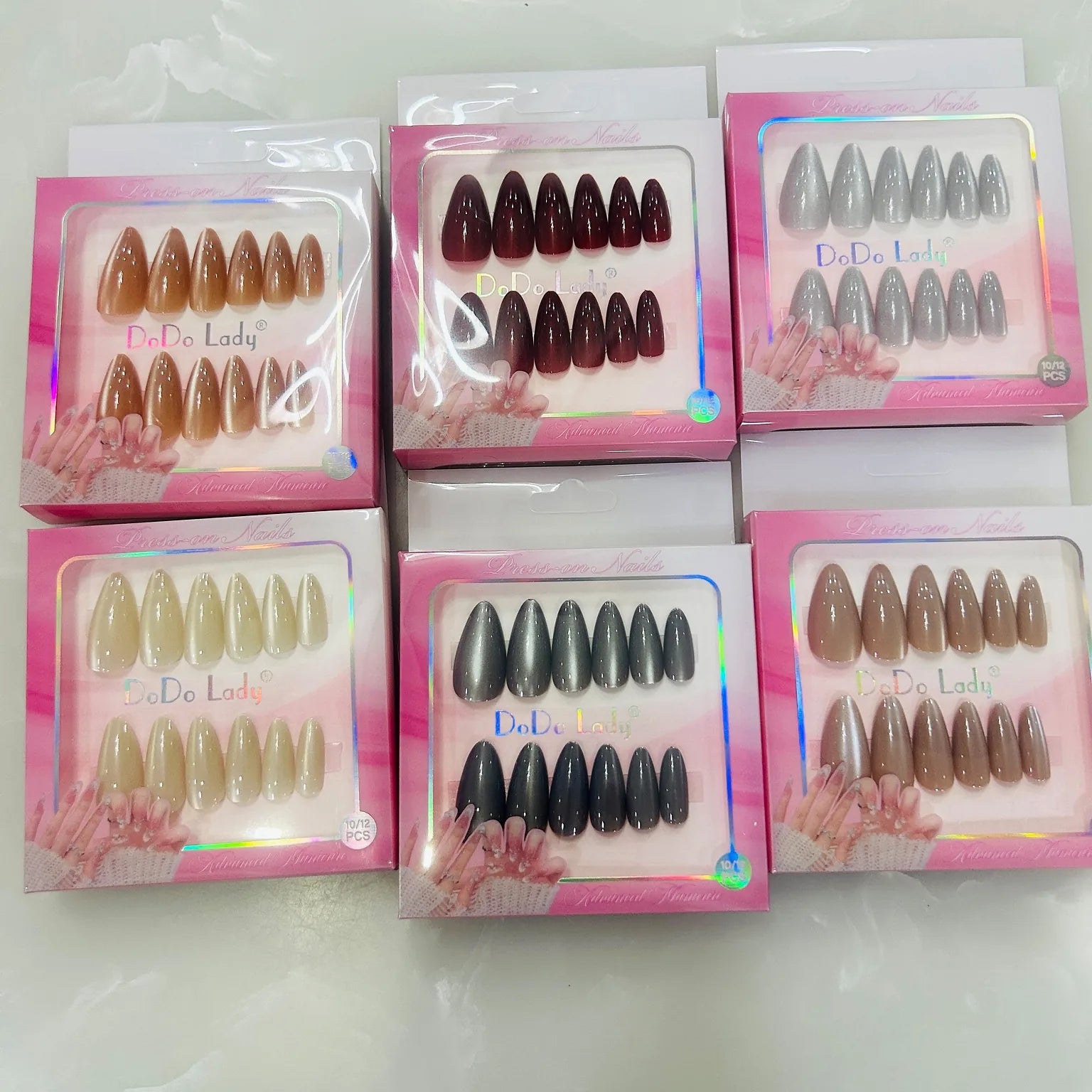 Luxe Shimmer Press-On Nails(1pc)