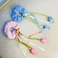 Tulip drop scrunchie