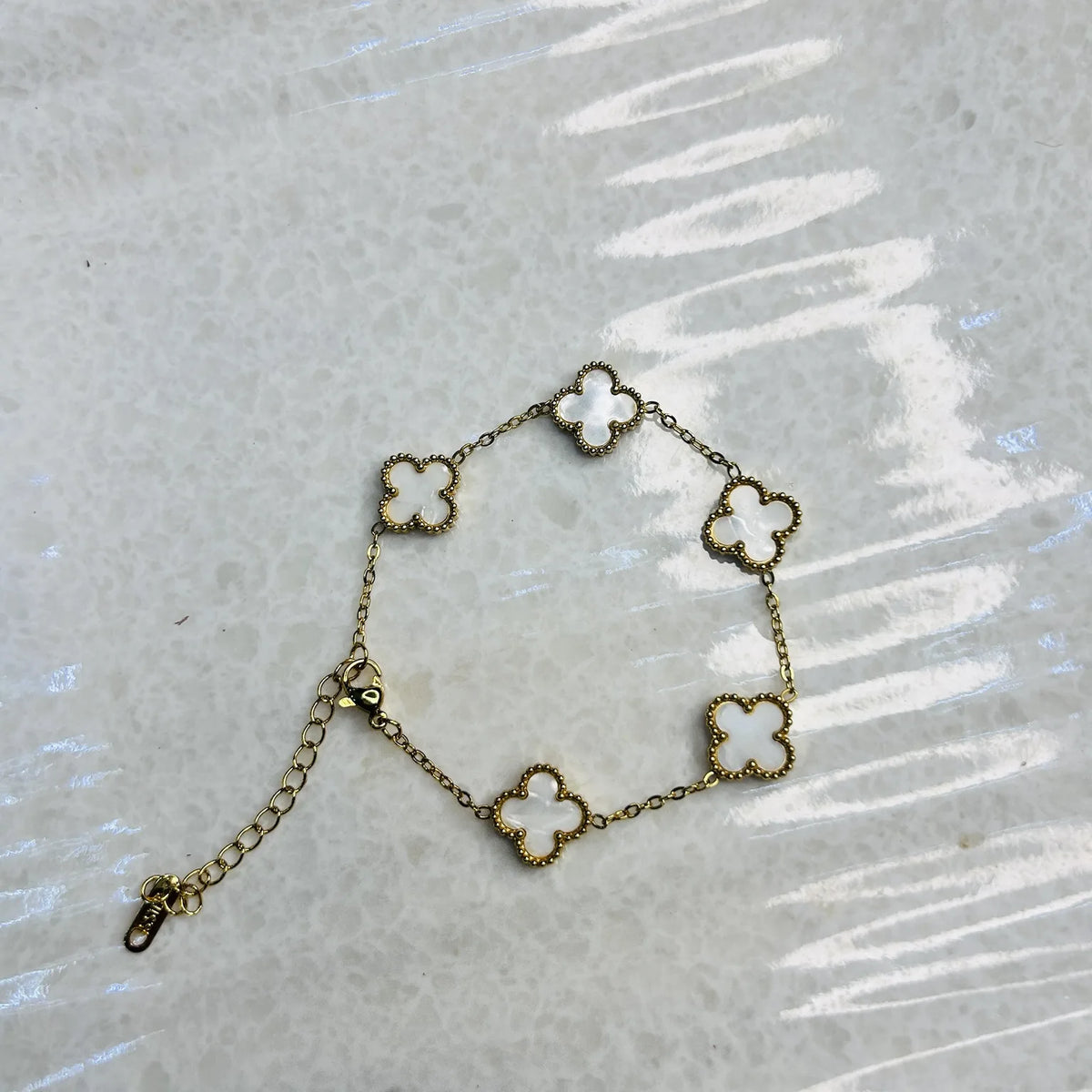 White Bloom Bracelet