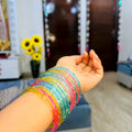 Multicolour Glass Bangles