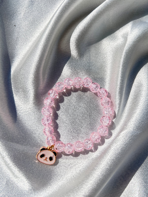 Blush Panda Charm Bracelet 💗