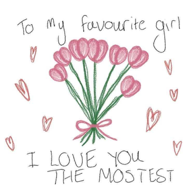 For bestie/sister/girlfriend