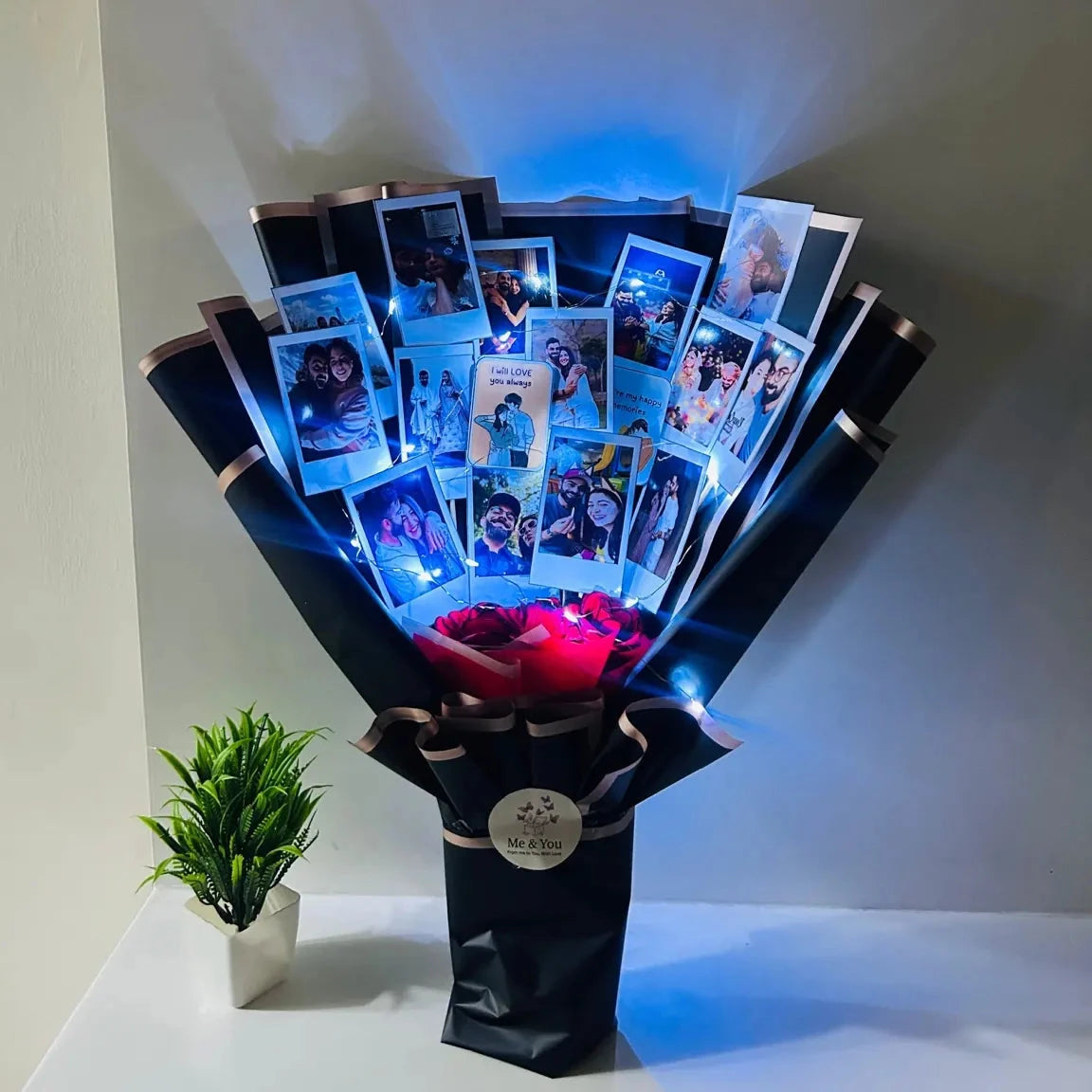 Personalized Polaroid Photo Bouquet(Send images on instagram)
