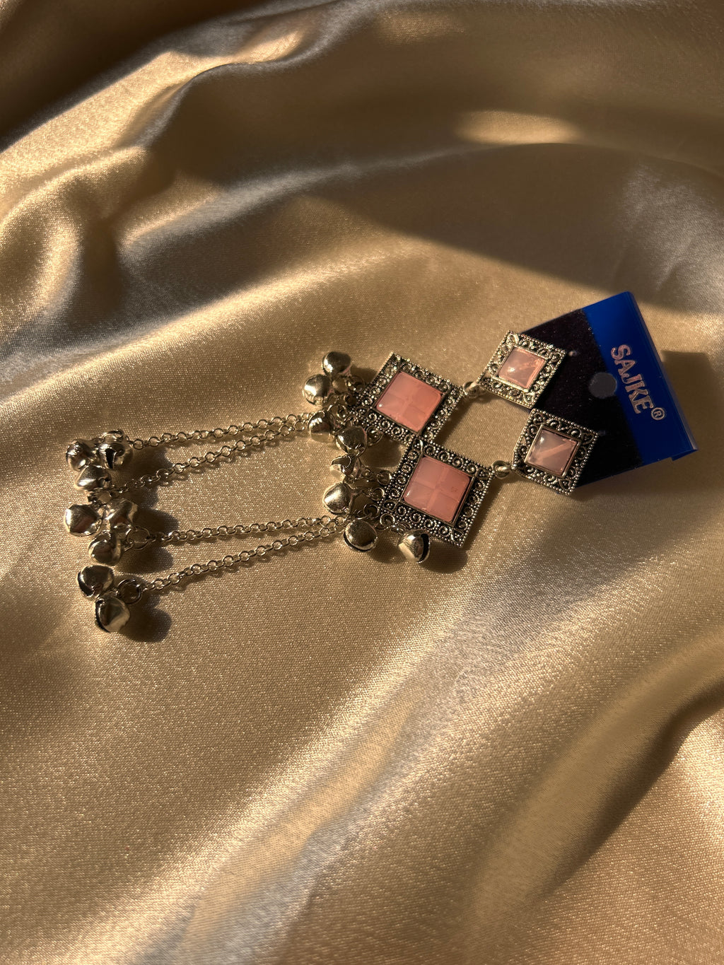 Rosé Mirror Jhumka ✨💗