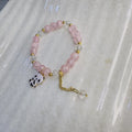 Pink Panda Charm Bracelet