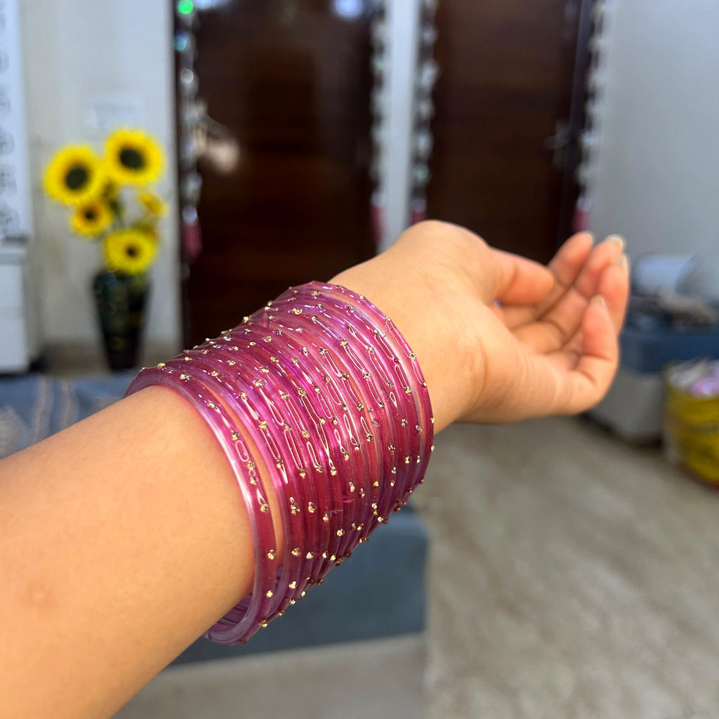 Antique glass bangles