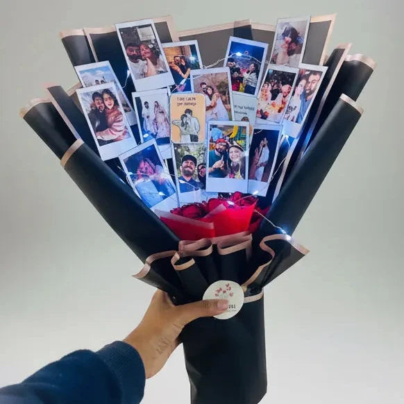 Personalized Polaroid Photo Bouquet(Send images on instagram)
