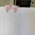 Pink hearty studs