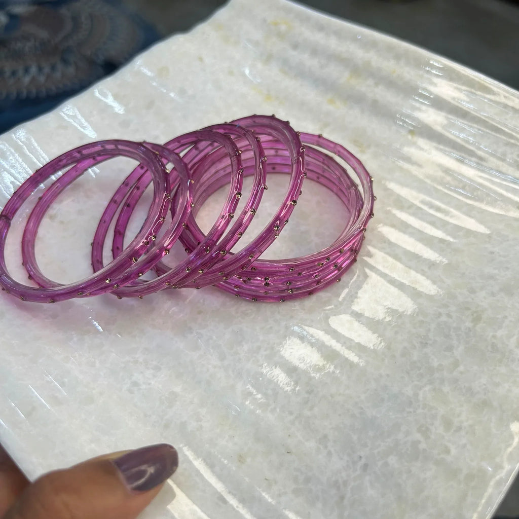 Antique glass bangles