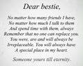 For bestie