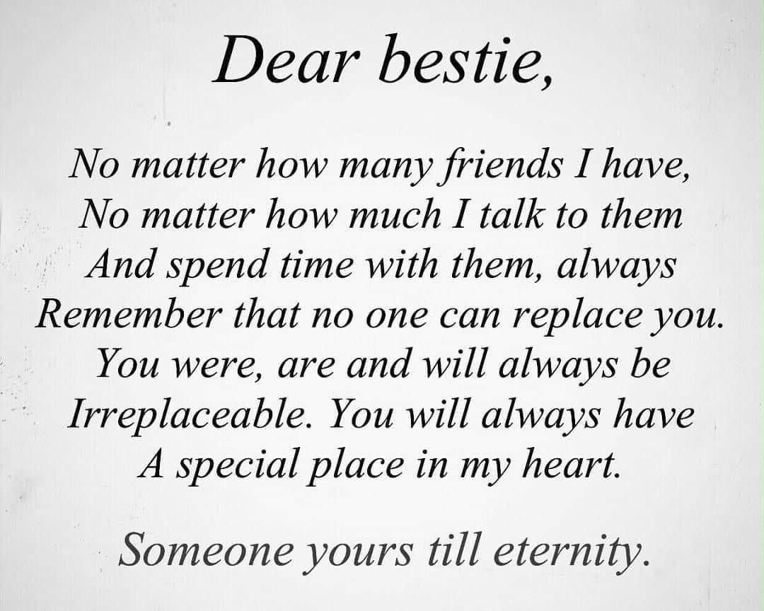 For bestie