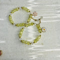 Green bloom pearl bracelet(1pc)