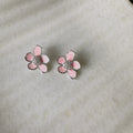 Pink Flower Earrings 🌸