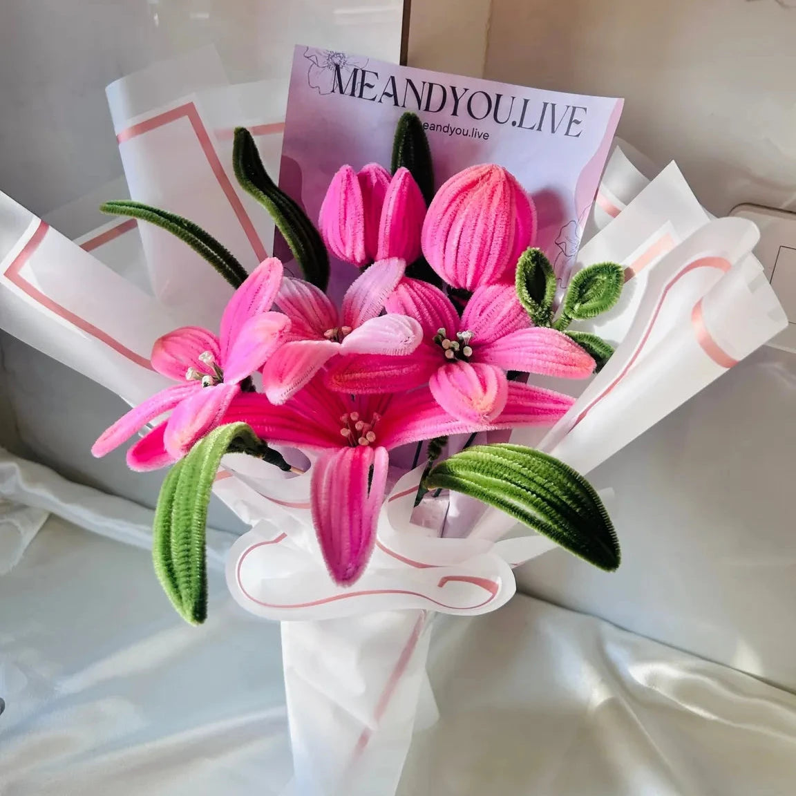 🌸 Pink Blossom Handmade Bouquet 🌸