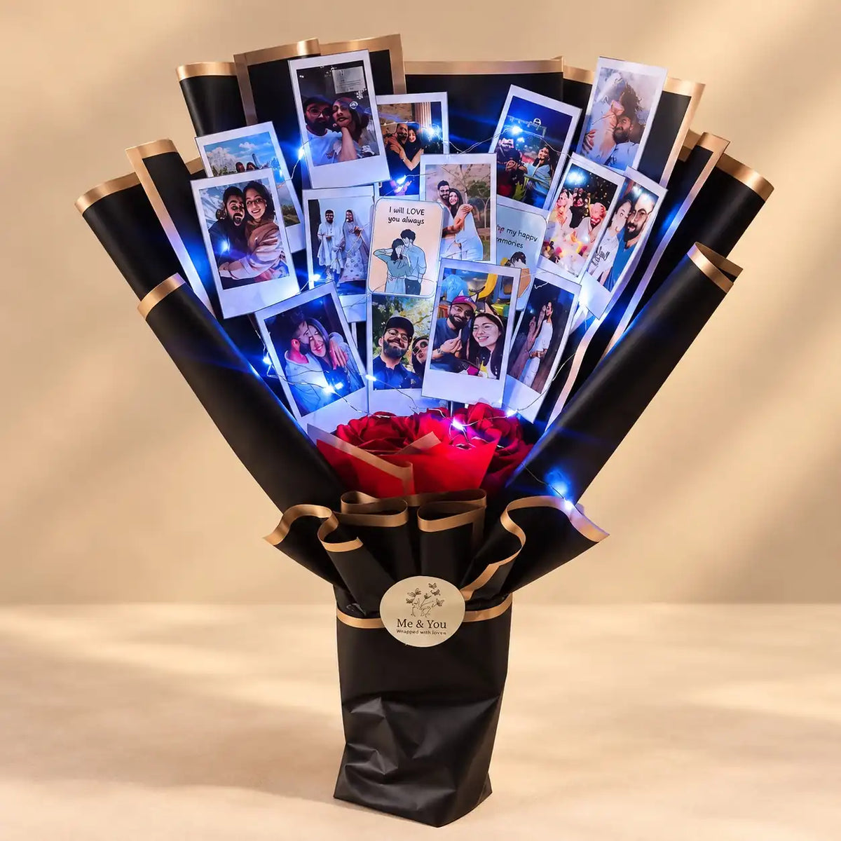 Personalized Polaroid Photo Bouquet(Send images on instagram)