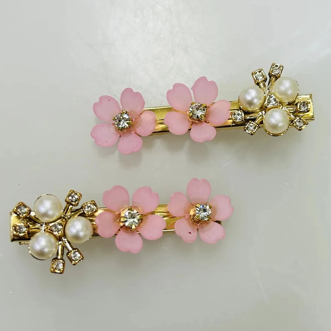 Flower hair clip