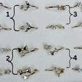 Crystal rings(1 pc)
